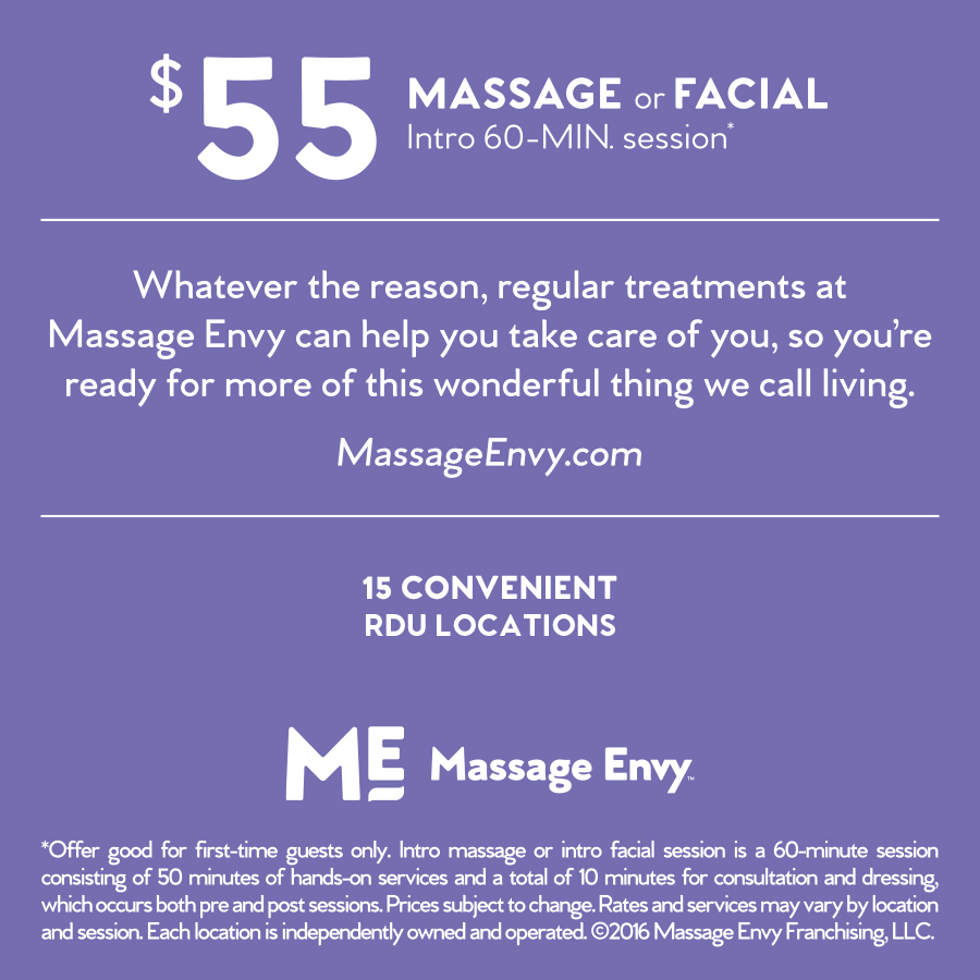 Sponsor Massage Envy Spa RDU