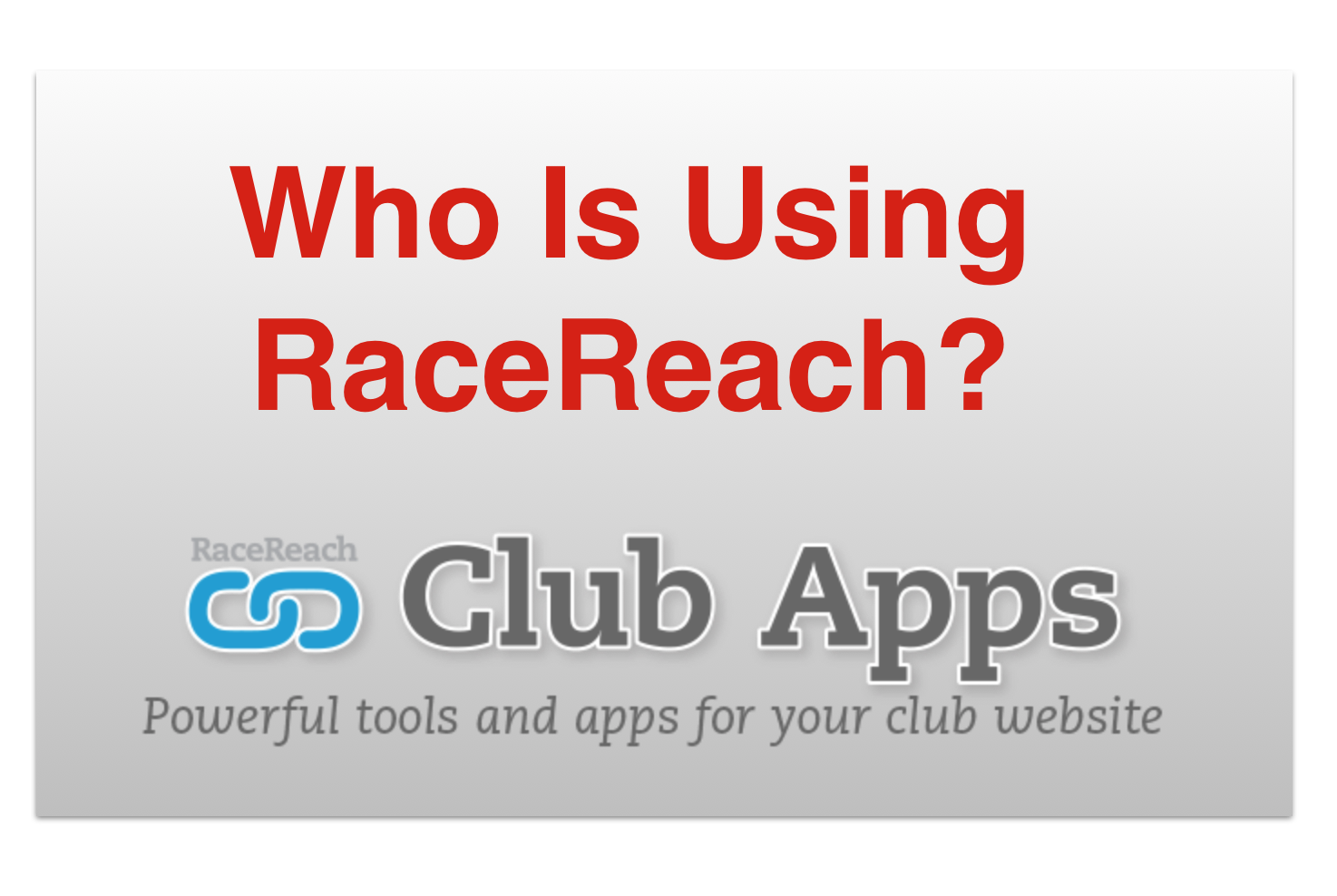 Sponsor RaceReach Sponsorships