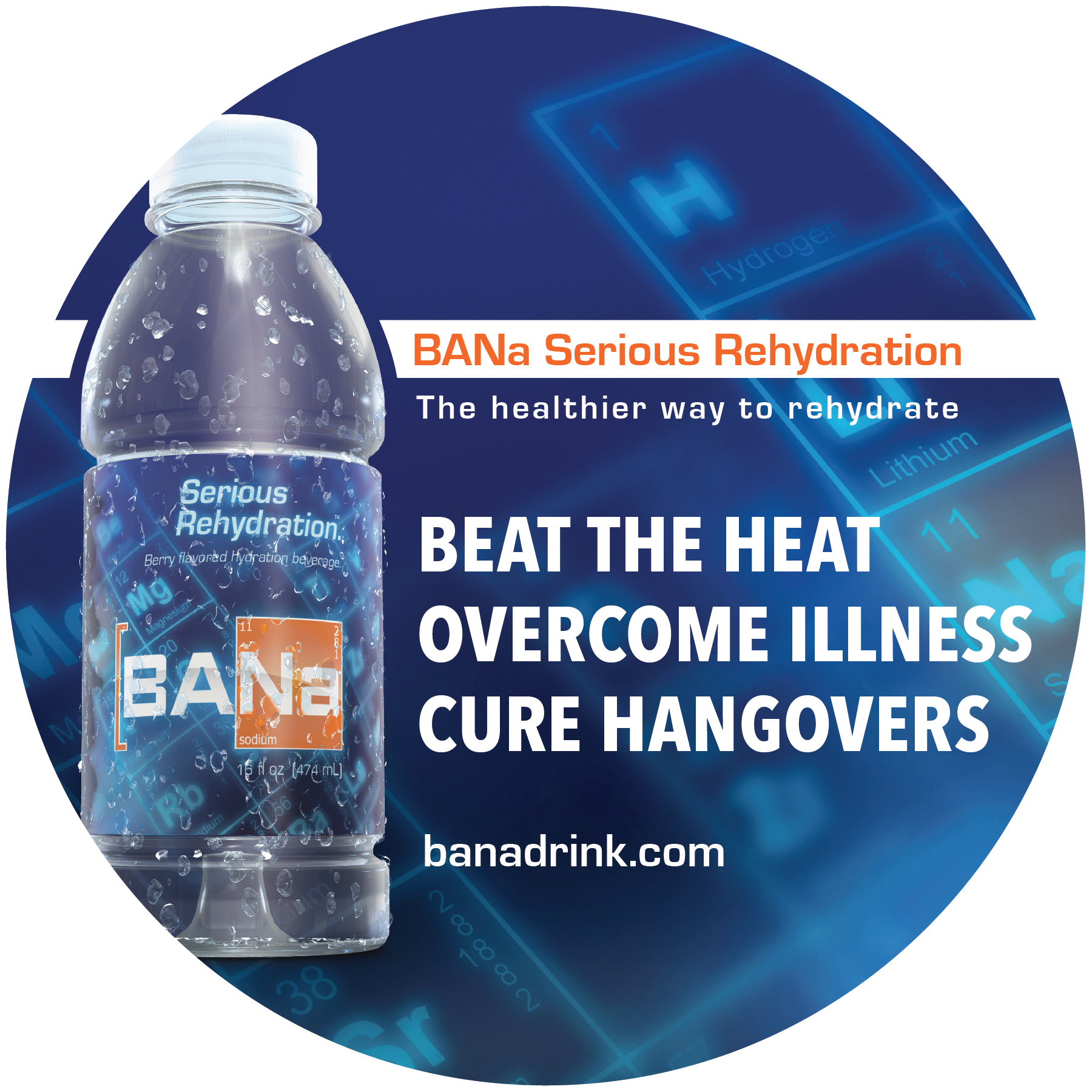 Sponsor BANa Rehydration Drink