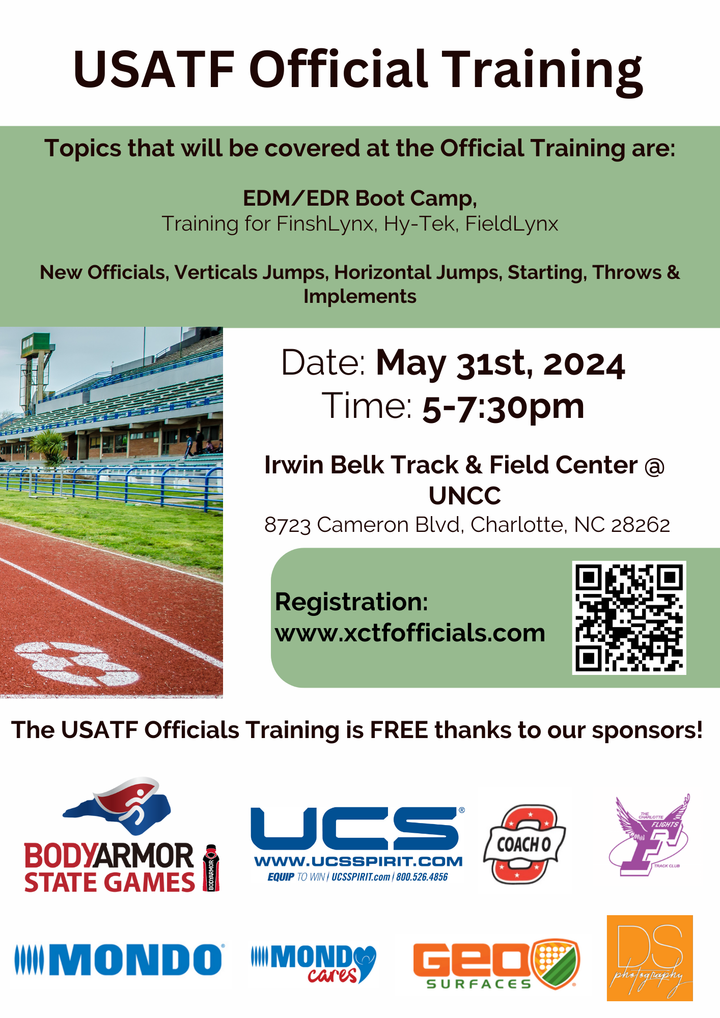 Sponsor USATF Training