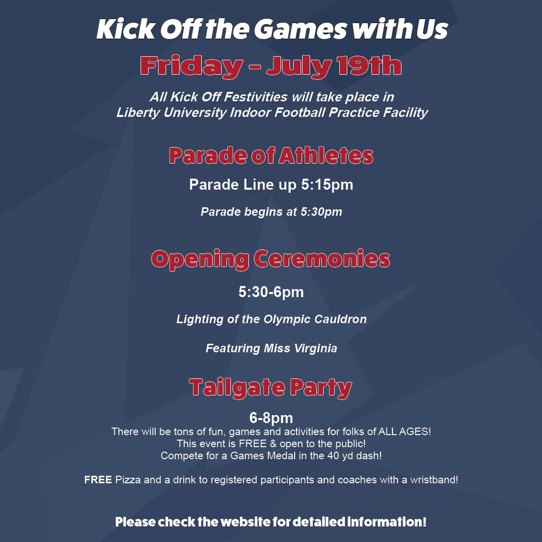 Sponsor Tailgate Party & Opening Ceremonies Information