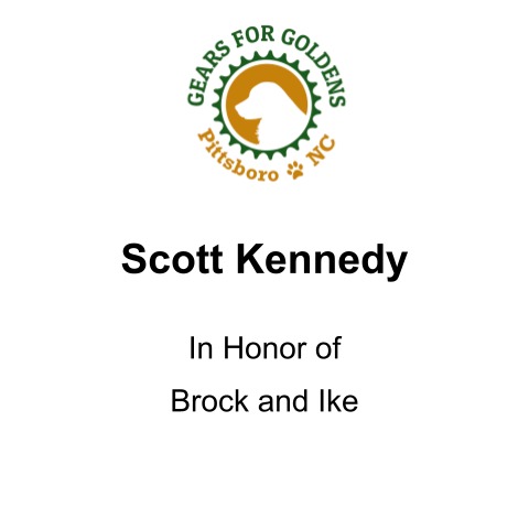 Sponsor In Honor of Brock and Ike