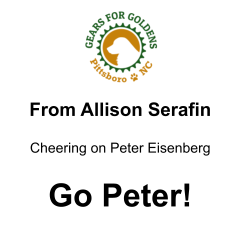 Sponsor Go Peter!