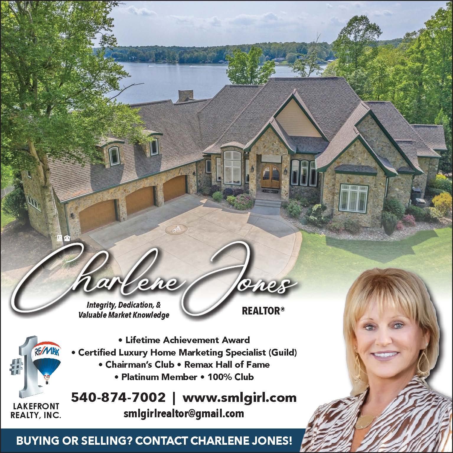 Sponsor Charlene Jones - Realtor