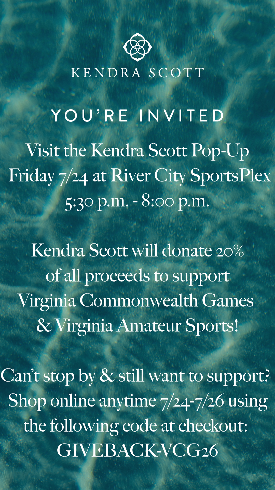 Sponsor Kendra Scott