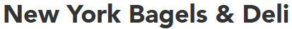 Sponsor NY Bagles & Deli