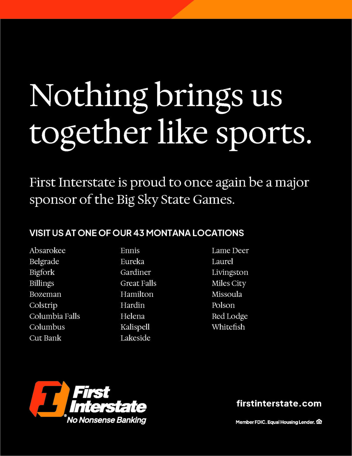 Sponsor First Interstate Bank